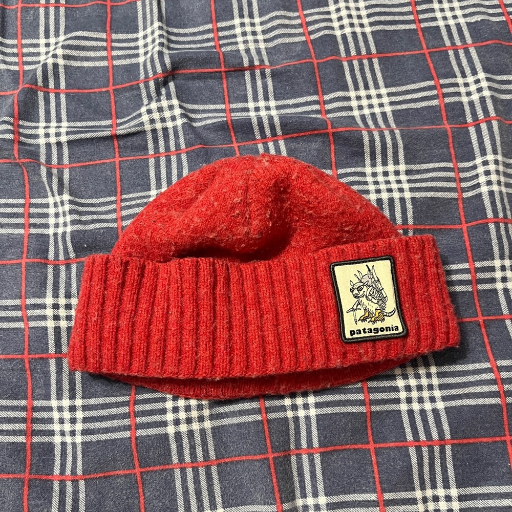 Patagonia Red Beanie
